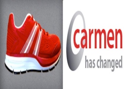 The new Carmen logo features a sneaker as an attempt to draw attention, said Valerie Rake, the Carmen support team leader for the Office of Distance Education and eLearning.
