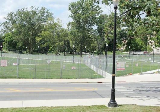 With construction wrapping up on the South Oval, some students are excited to spend time on the previously off-limits area of campus.