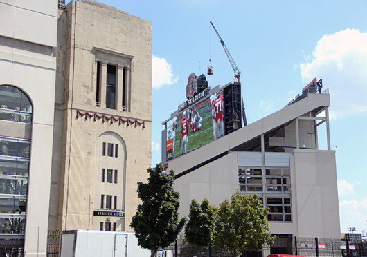 The Zero Waste initiative is a recycling program that has been in place at Ohio Stadium since the fall of 2011. Credit: Lantern file photo