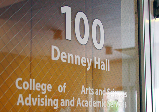 The Exploration advising office is located at 352 Denney Hall.