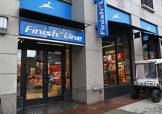 Finish Line, located at 1624 N. High St. in the South Campus Gateway, is set to close Jan. 11. Credit: Shelby Lum / Photo editor
