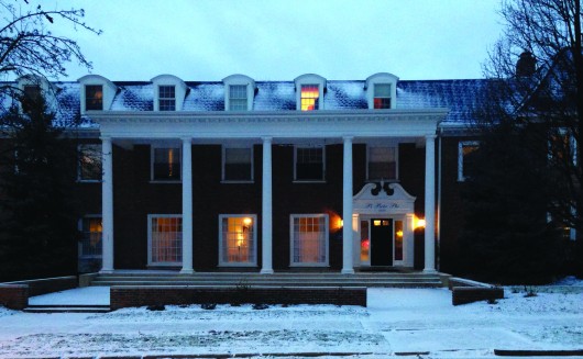 The Ohio Beta chapter of Pi Beta Phi is located at 1845 Indianola Ave. Credit: Karly Ratzenberger / Design editor
