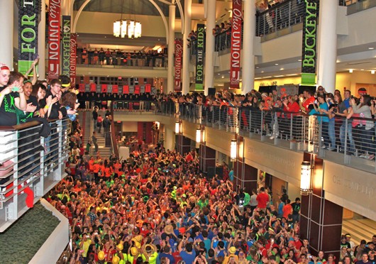 Participants in BuckeyeThon 2013 at the Ohio Union. Credit: Ryan Robey / For The Lantern