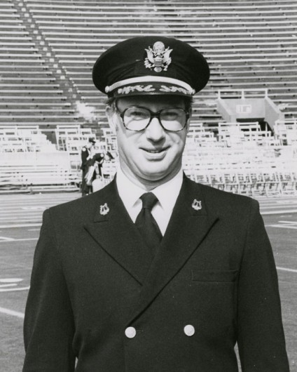Dr. Paul Droste was the director of the Ohio State Marching Band from 1970 to 1983. Credit: Courtesy of OSU