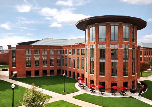 OSU Fisher College of Business is located between West Woodruff and West Lane avenues.  Credit: Lantern file photo