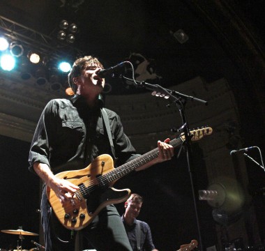 Jim Adkins of Jimmy Eat World performs live Oct. 13 at the Newport Music Hall. Credit: Emily Yarcusko / For The Lantern
