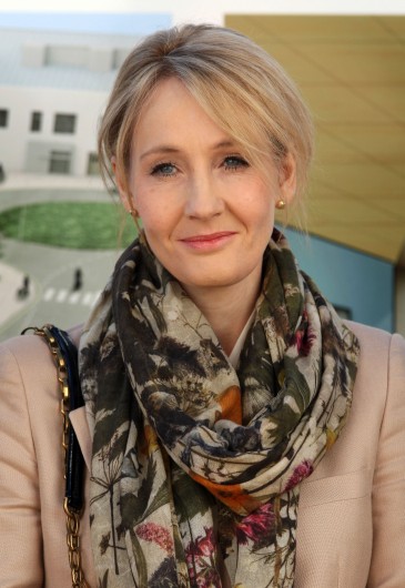 J.K. Rowling on Nov. 7, 2011 at the University of Edinburgh Medical School in Edinburgh, U.K.  Credit: Courtesy of TNS