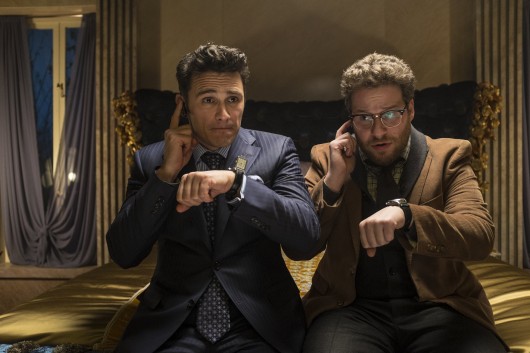 James Franco (left) and Seth Rogen in a scene from 'The Interview.'  Credit: Courtesy of TNS