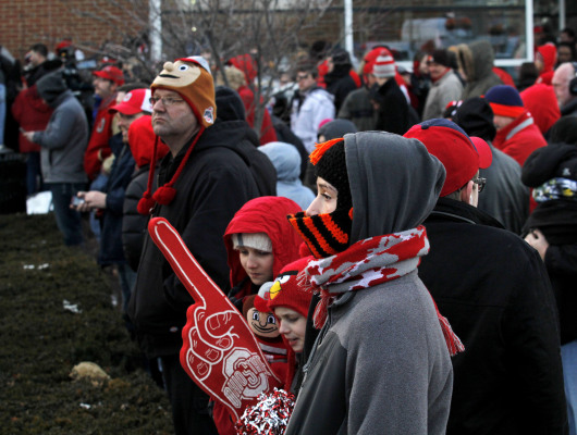 Ohio State fans welcome the Buckeyes back to Columbus Jan. 14. Credit: Jon McAllister / Asst. photo editor