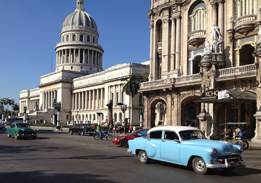 The capitol building of Cuba in Old Havana is seen on April 9, 2012. Credit: Courtesy of TNS