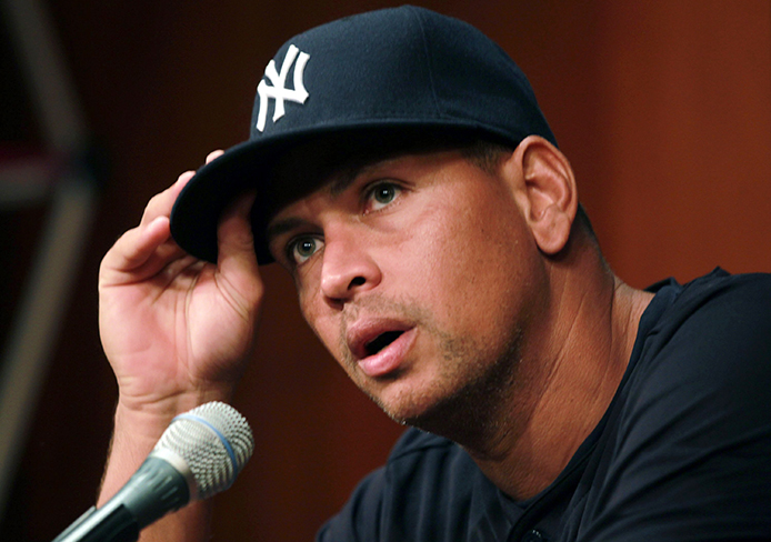 The New York Yankees' Alex Rodriguez speaks during press conference at US Cellular Field in Chicago on Aug. 5, 2013. Credit: Courtesy of TNS