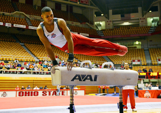 Junior all-around gymnast Jake Martin has claimed multiple accolades during his time as a Buckeye. Credit: Courtesy of OSU Athletics