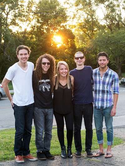 Members of Columbus native band “The Cordial Sins”. Credit: Courtesy of Liz Fisher