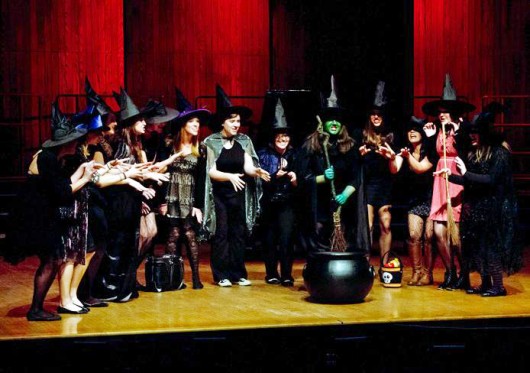 Performers during HalleBOOia 2014 concert at Weigel Auditorium. Credit: Courtesy of Jayne Allison 
