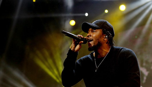 Kendrick Lamar performs during the BET Experience at the Staples Center in Los Angeles on June 27. Credit: Courtesy of TNS