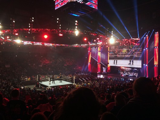WWE Monday Night Raw Live took place at Nationwide Arena on Jan. 19. Credit: Sallee Ann Ruibal | Arts&Life Editor