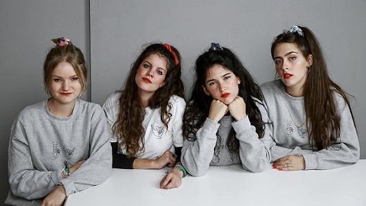 Spanish rock band Hinds. Credit: Courtesy of Hinds