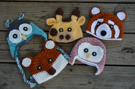 Lauren McClure, an OSU zoology student, makes and sells crochet hats on Etsy. Credit: Courtesy of Lauren McClure